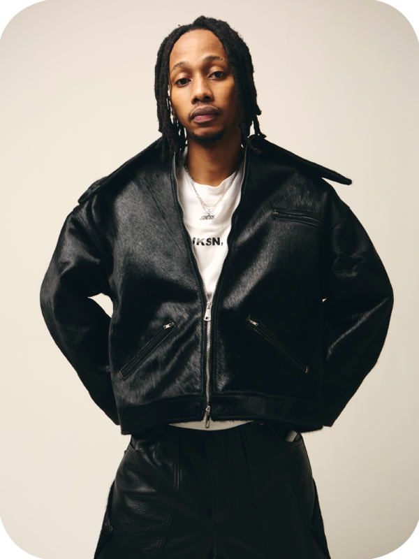 Black Cowhide Jacket
