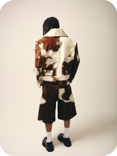 Nguni Cowhide Wing Jacket - Image 10