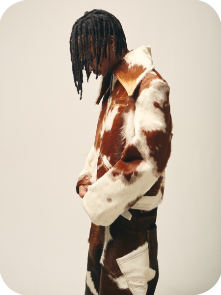 Nguni Cowhide Wing Jacket - Image 6