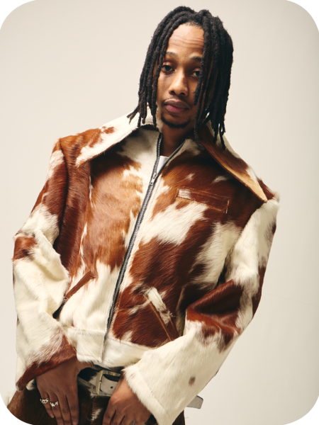 Nguni Cowhide Wing Jacket - Image 7
