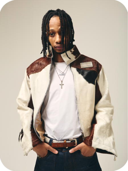 Hair on Hide Racer Jkt - Image 7