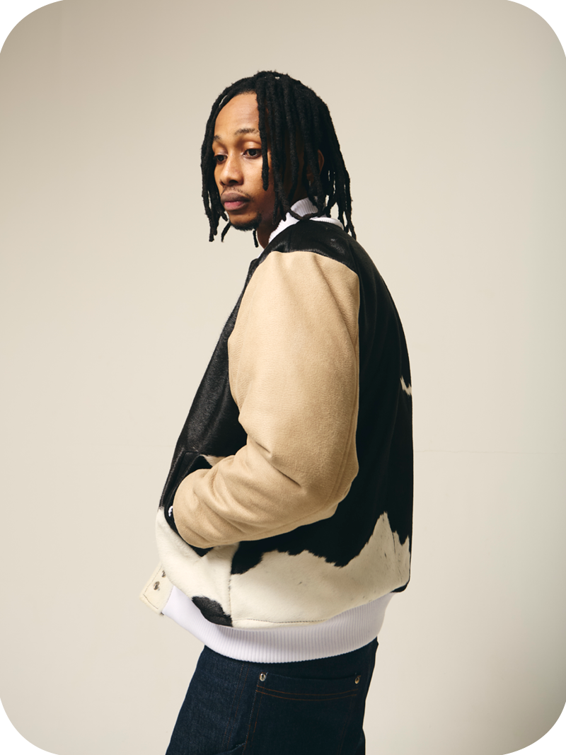 Cowhide Varsity Jacket - Image 7