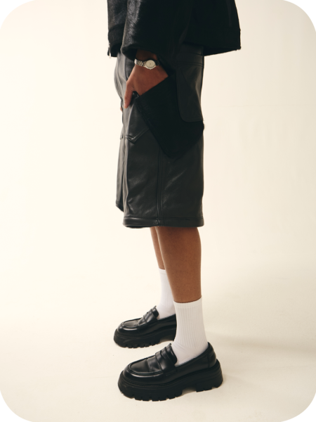 Black Leather Converts - Image 6