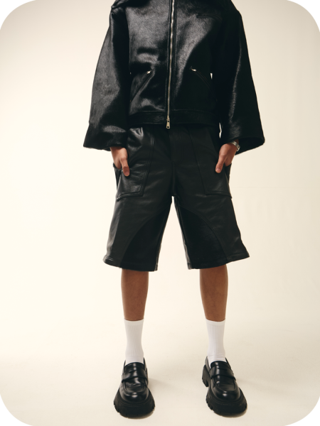 Black Leather Converts - Image 5