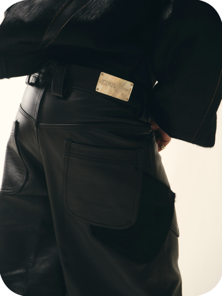 Black Leather Converts - Image 2