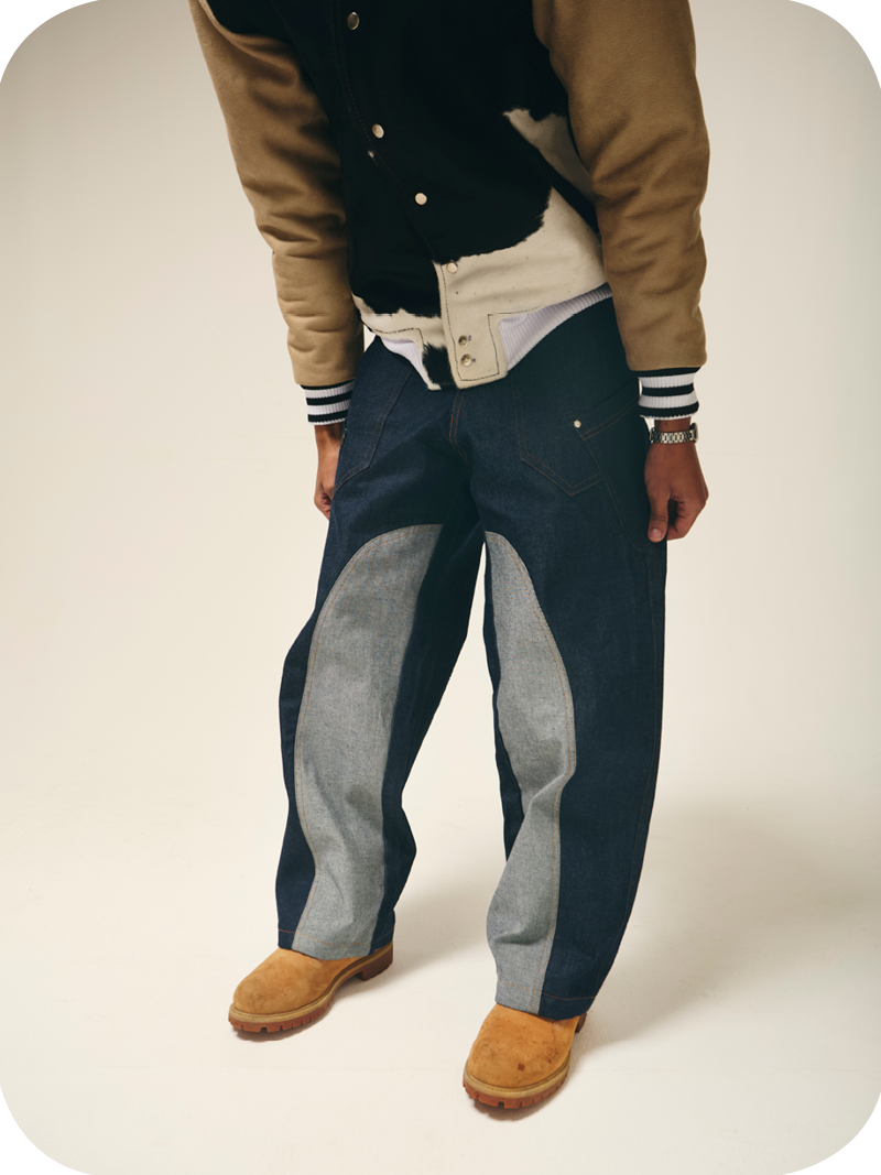 Blue 2Tone Denims Converts - Image 5