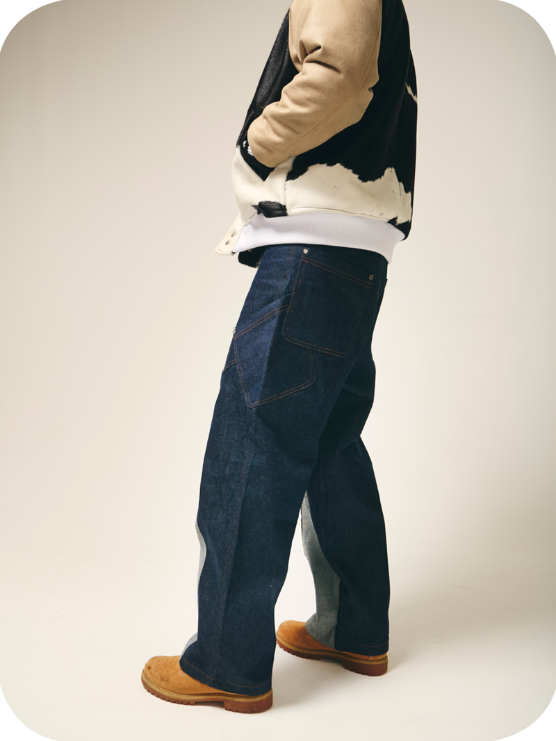 Blue 2Tone Denims Converts - Image 4