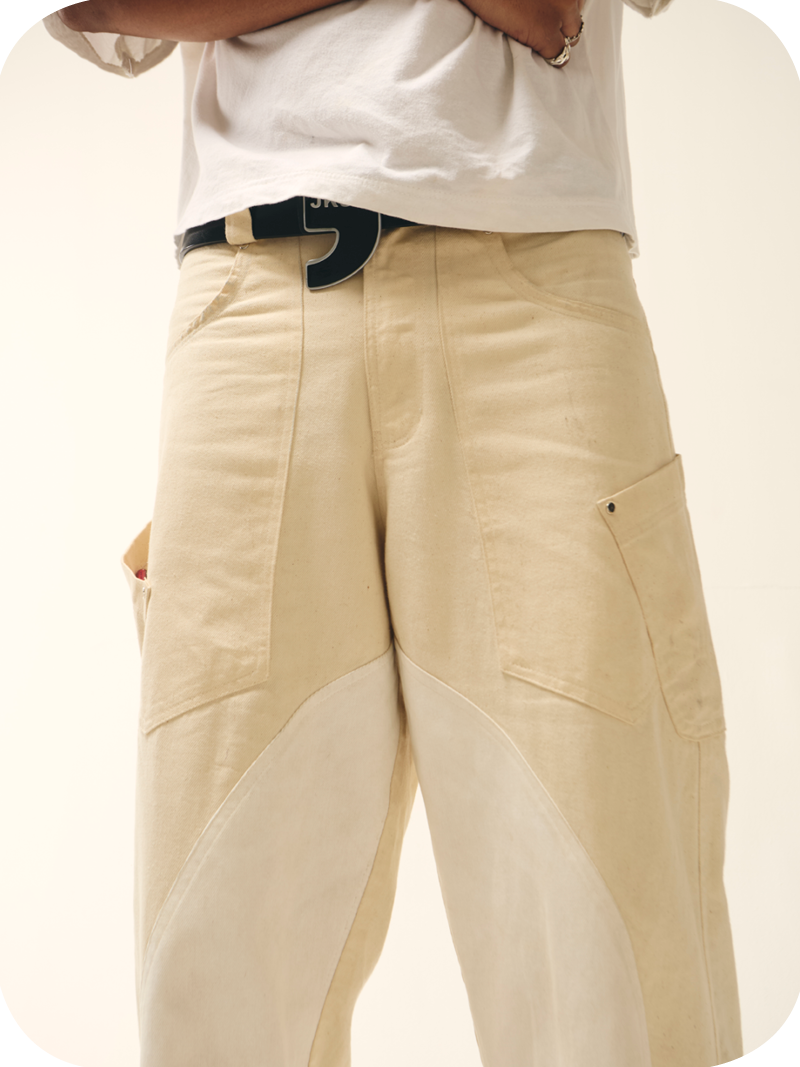 White 2Tone Denims Converts - Image 5